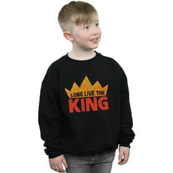 Disney - Sweat THE LION KING LONG LIVE THE KING - Garçon (Noir)