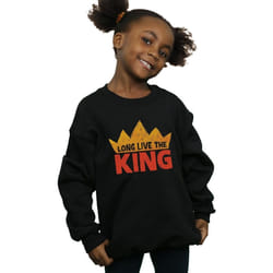 Disney - Sweat THE LION KING LONG LIVE THE KING - Fille (Noir)