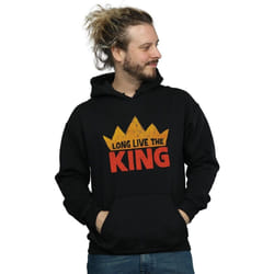 Disney - Sweat à capuche THE LION KING LONG LIVE THE KING - Homme (Noir)
