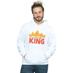 Disney - Sweat à capuche THE LION KING LONG LIVE THE KING - Homme (Blanc)