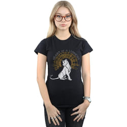 Disney - T-shirt THE LION KING HEART OF A LIONESS - Femme (Noir)