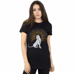 Disney - T-shirt THE LION KING HEART OF A LIONESS - Femme (Noir)
