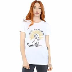 Disney - T-shirt THE LION KING HEART OF A LIONESS - Femme (Blanc)
