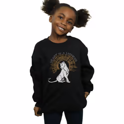 Disney - Sweat THE LION KING HEART OF A LIONESS - Fille (Noir)