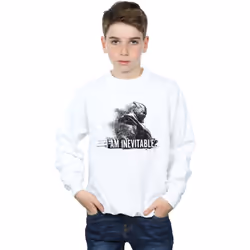 Marvel - Sweat AVENGERS ENDGAME AM INEVITABLE - Garçon (Blanc)