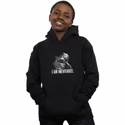 Marvel - Sweat à capuche AVENGERS ENDGAME AM INEVITABLE - Garçon (Noir)