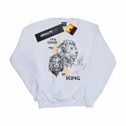 Disney - Sweat THE LION KING IT'S GOOD TO BE KING - Homme (Blanc)