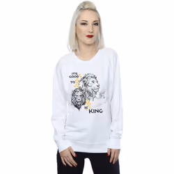 Disney - Sweat THE LION KING IT'S GOOD TO BE KING - Femme (Blanc)
