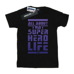 Marvel - T-shirt AVENGERS ENDGAME SUPERHERO LIFE - Homme (Noir)
