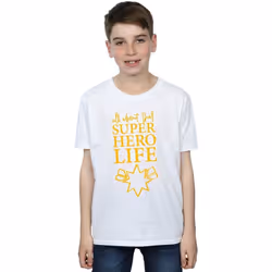 Marvel - T-shirt AVENGERS ENDGAME SUPERHERO LIFE - Garçon (Blanc)