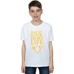 Marvel - T-shirt AVENGERS ENDGAME SUPERHERO LIFE - Garçon (Blanc)