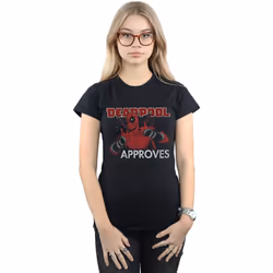 Marvel - T-shirt APPROVES - Femme (Noir)