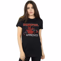 Marvel - T-shirt APPROVES - Femme (Noir)