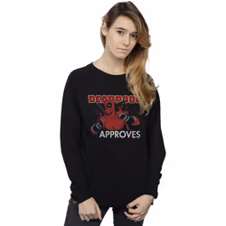 Marvel - Sweat APPROVES - Femme (Noir)
