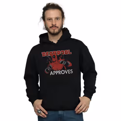 Marvel - Sweat à capuche APPROVES - Homme (Noir)