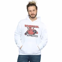 Marvel - Sweat à capuche APPROVES - Homme (Blanc)