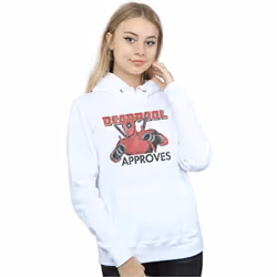 Marvel - Sweat à capuche APPROVES - Femme (Blanc)
