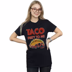Marvel - T-shirt TACO DIRTY TO ME - Femme (Noir)