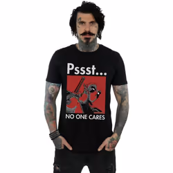 Marvel - T-shirt NO ONE CARES - Homme (Noir)