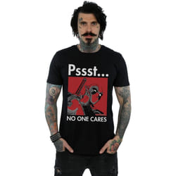 Marvel - T-shirt NO ONE CARES - Homme (Noir)