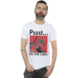 Marvel - T-shirt NO ONE CARES - Homme (Blanc)