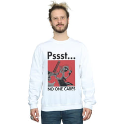 Marvel - Sweat NO ONE CARES - Homme (Blanc)