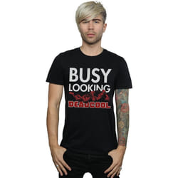 Marvel - T-shirt BUSY LOOKING DEADCOOL - Homme (Noir)