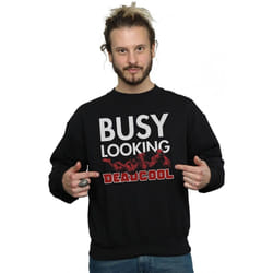 Marvel - Sweat BUSY LOOKING DEADCOOL - Homme (Noir)