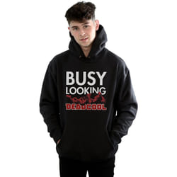 Marvel - Sweat à capuche BUSY LOOKING DEADCOOL - Homme (Noir)