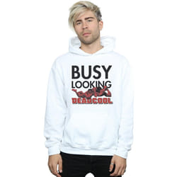 Marvel - Sweat à capuche BUSY LOOKING DEADCOOL - Homme (Blanc)