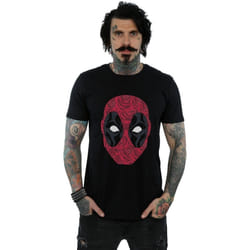 Marvel - T-shirt HEAD OF ROSES - Homme (Noir)