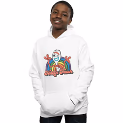 Disney - Sweat à capuche TOY STORY TALKIN' TRASH - Garçon (Blanc)