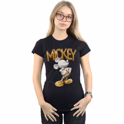 Disney - T-shirt - Femme (Noir)