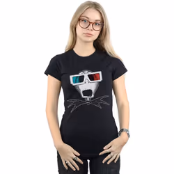 Disney - T-shirt NIGHTMARE BEFORE CHRISTMAS - Femme (Noir)
