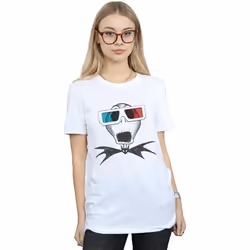 Disney - T-shirt NIGHTMARE BEFORE CHRISTMAS - Femme (Blanc)