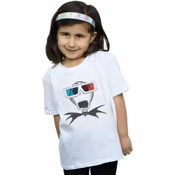 Disney - T-shirt NIGHTMARE BEFORE CHRISTMAS - Fille (Blanc)