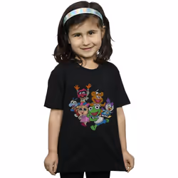 Disney - T-shirt THE MUPPETS MUPPET BABIES - Fille (Noir)