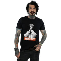 Disney - T-shirt THE MUPPETS BEAKER TERRIFIED - Homme (Noir)