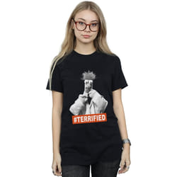 Disney - T-shirt THE MUPPETS BEAKER TERRIFIED - Femme (Noir)