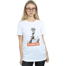 Disney - T-shirt THE MUPPETS BEAKER TERRIFIED - Femme (Blanc)