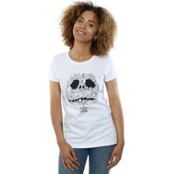 Disney - T-shirt NIGHTMARE BEFORE CHRISTMAS JACK-O-LANTERNS - Femme (Blanc)