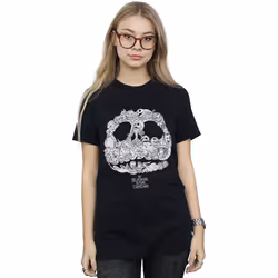 Disney - T-shirt NIGHTMARE BEFORE CHRISTMAS JACK-O-LANTERNS - Femme (Noir)