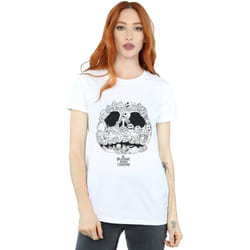 Disney - T-shirt NIGHTMARE BEFORE CHRISTMAS JACK-O-LANTERNS - Femme (Blanc)