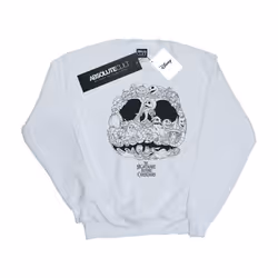 Disney - Sweat NIGHTMARE BEFORE CHRISTMAS JACK-O-LANTERNS - Fille (Blanc)