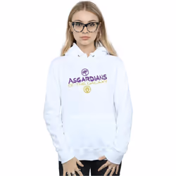 Marvel - Sweat à capuche AVENGERS ENDGAME ASGARDIANS OF THE GALAXY - Femme (Blanc)