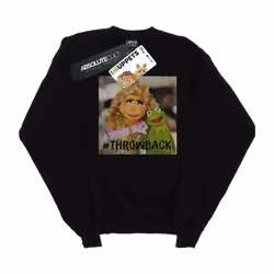 Disney - Sweat THE MUPPETS THROWBACK - Fille (Noir)