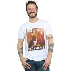 Disney - T-shirt THE MUPPETS KISS A FROG GET A PRINCE - Homme (Blanc)