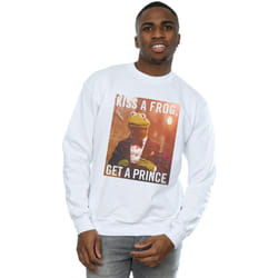 Disney - Sweat THE MUPPETS KISS A FROG GET A PRINCE - Homme (Blanc)