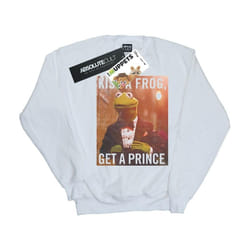 Disney - Sweat THE MUPPETS KISS A FROG GET A PRINCE - Femme (Blanc)