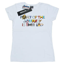 Marvel - T-shirt AVENGERS ENDGAME PART OF THE JOURNEY - Femme (Blanc)